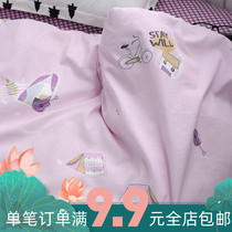 Pure cotton cloth A type of grinding wool grinding cotton fabric baby crib fabric Fabric Cartoon sheet Quilt Cover Bike Guitar
