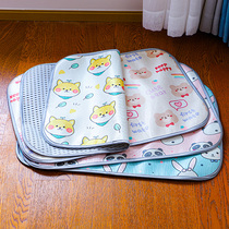 Pet mat dog sleeping pad ice silk soft mat kennel summer cool den ice mat floor mat dog mat cage pad supplies