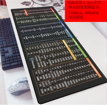 ps cad ppt excel shortcut mouse pad Photoshop commonly used non-slip oversized 90x40 office pad