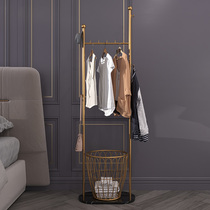 Cloakerstand Landing Bedroom Light Lavish Simple Home Doorway Shelf Nordic Iron Art Mesh Red Marble Hung Hanger