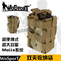 WoSporT Double Clip Collection Na Bag Molle System Tactical Vest Kit