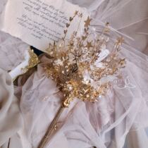 Bride hand bouquet crystal scepter wedding high-end custom hand bouquet crystal handmade custom pinky22 wedding