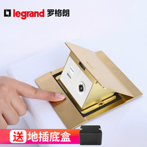 TCL Legrand ordinary dial-up copper pin plug waterproof TV computer plug Home light and thin