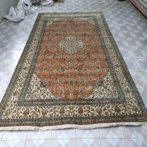 260 Dao Pure Handmade Pure Silk Persian Rug Eu American Living-room Bedroom Tea Table Book House Machete collection Collection Lineage