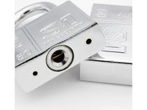 Short long beam imitation stainless steel padlock 30mm 40 50 60 70mm open classroom door lock a key multiple open