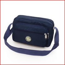 Edition casual bag new middle-aged and elderly bag womens cloth bag middle-aged shoulder bag mother shoulder diagonal canvas small flower single nylon Han