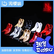 Spot NRTOYS NR12A-H 1 6 high-heeled crystal shoes suitable for 12-inch plastic-coated female body