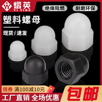 Plastic cover nut insulated plastic nut insulated nut decoration nut M3M4M5M6M8M10M12
