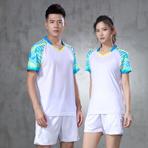 Badminton suit set mens and womens table tennis suit couples summer breathable quick-drying competition sportswear customization