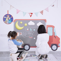 Magwall Magnetic UV Car Styling Blackboard Wall Sticker Magnet Children Room Home Blackboard Magnetic Graffiti Wall