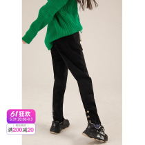 Rain Star Rain Girl Girl Autumn Winter Jeans 2021 New CUHK Child Gush Foreign Air Outwear Girl Pants Tide