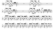 Burst Drummer Original Drum Score Accompanied by Hank Levy -Whiplash Drum Kit Beginner Self-Study