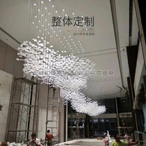 Air Hanging Accessories Sales offices Sand Trays Mid-court Glass Pendants Decoration Creativity Hotel Hallway Soft Dress Art Chanting