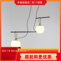 Restaurant lights 2021 new design sense Italy modern simple Net red atmosphere DNA creative personality chandelier