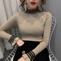 Half-height collar bottom sweater lady Nehitch 2019 autumn and winter new foreign air fashion Jacket Thickened-knitted sweatshirt