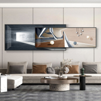 Living room decoration painting modern simple atmosphere abstract bedroom horizontal superposition painting light luxury sofa background wall hanging painting