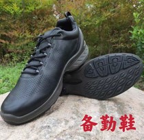New fire standby shoes for men and women Spring and Autumn duty shoes black training shoes fire rescue cowhide sports shoes