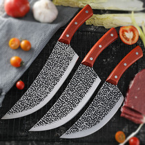 Hand forged stainless steel slaughtering knife Peeling sharp knife Dividing cow knife Meat slaughtering knife