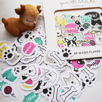 Judy handmade and paper stickers hand account material hand account decoration sticker material bag cat dog