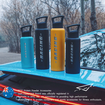 Student Sports Cup 304 stainless steel portable large capacity thermos cup male outdoor fitness women Net Red Cup