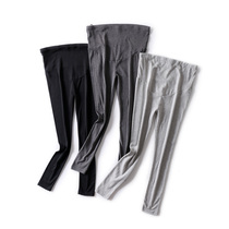  Pregnant womens leggings spring and autumn 2021 new large size fashion small pants slim stretch solid color pregnant womens abdominal pants