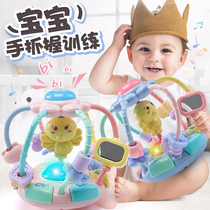 Baby toy rattle 0 to 1 year old half grasp training girl puzzle Enlightenment five six seven eight months boy baby