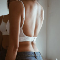 Xiansan (bride) simple non-trace hollow open big backless invisible bra sexy gathering wedding dress underwear thin