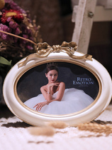  European-style niche art retro living room coffee table decoration photo frame Light luxury American pastoral bedroom bedside table decoration