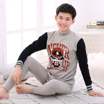 Youth thermal underwear men plus velvet thick fashion set children high school children double velvet winter