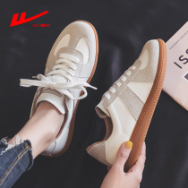 Huili womens shoes summer model shoes Joker retro thin breathable casual white shoes