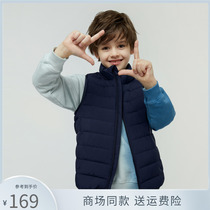 Poddon childrens clothing 2021 new childrens down clothes waistcoat waistcoat for male and female children inside and outside wearing down vests