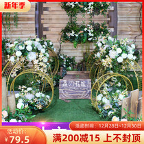 New wedding props concentric circle road guide road guide wedding stage welcome decoration window arrangement