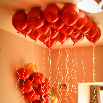 Wedding Macaroon Balloon Ruby Red Wedding Ceremony Birthday Balloon Romantic Wedding Room Decoration Scene Arrangement Supplies