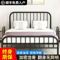 Nordic wrought iron bed double bed small type single iron bed modern simple wrought iron frame bed European style princess bed frame