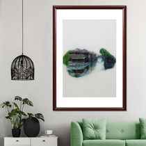 Embroidered pure handmade Su embroidered living room decoration hanging painting Shuixiang series Su embroidery genuine silk handicraft delivery