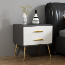 Nordic bedside table simple modern iron art light luxury whole side cabinet small table bedroom locker corner cabinet storage cabinet