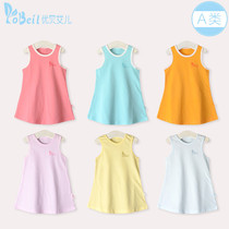 Baby Baby nightdress small skirt suspender skirt vest dress summer thin cotton summer childrens home dress