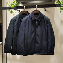 20202019 brand counter Mens fashion autumn and winter lapel two-color optional casual and comfortable knitted collar cotton clothing