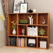 Simple modern creative bookshelf bookcase free combination student simple bookcase living room storage floor floor home cabinet