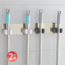 Mop Hook Wall-mounted Toilet Free Of Punch Mop Clip Powerful Sticky Hook Mop Rack Hanger Mop Sweep Grip Base