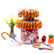 Good mood Childrens Day gift ideas Cane candy Lollipop Christmas candy cane candy Fun sugar snacks