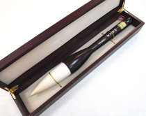 Large cursive writing writing brush and extra large special number Shanghai Zhou Huchen Wu Zhai large grass 125 large character bucket pen adult works cursive calligraphy Chinese painting wooden box gift box Lake pen