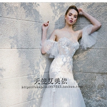 New Bridal Wedding Dresses Accessories Veil Arms Shawl White Wedding Shoulder Accessories Brigades for Wedding Photos Beauty Hitch