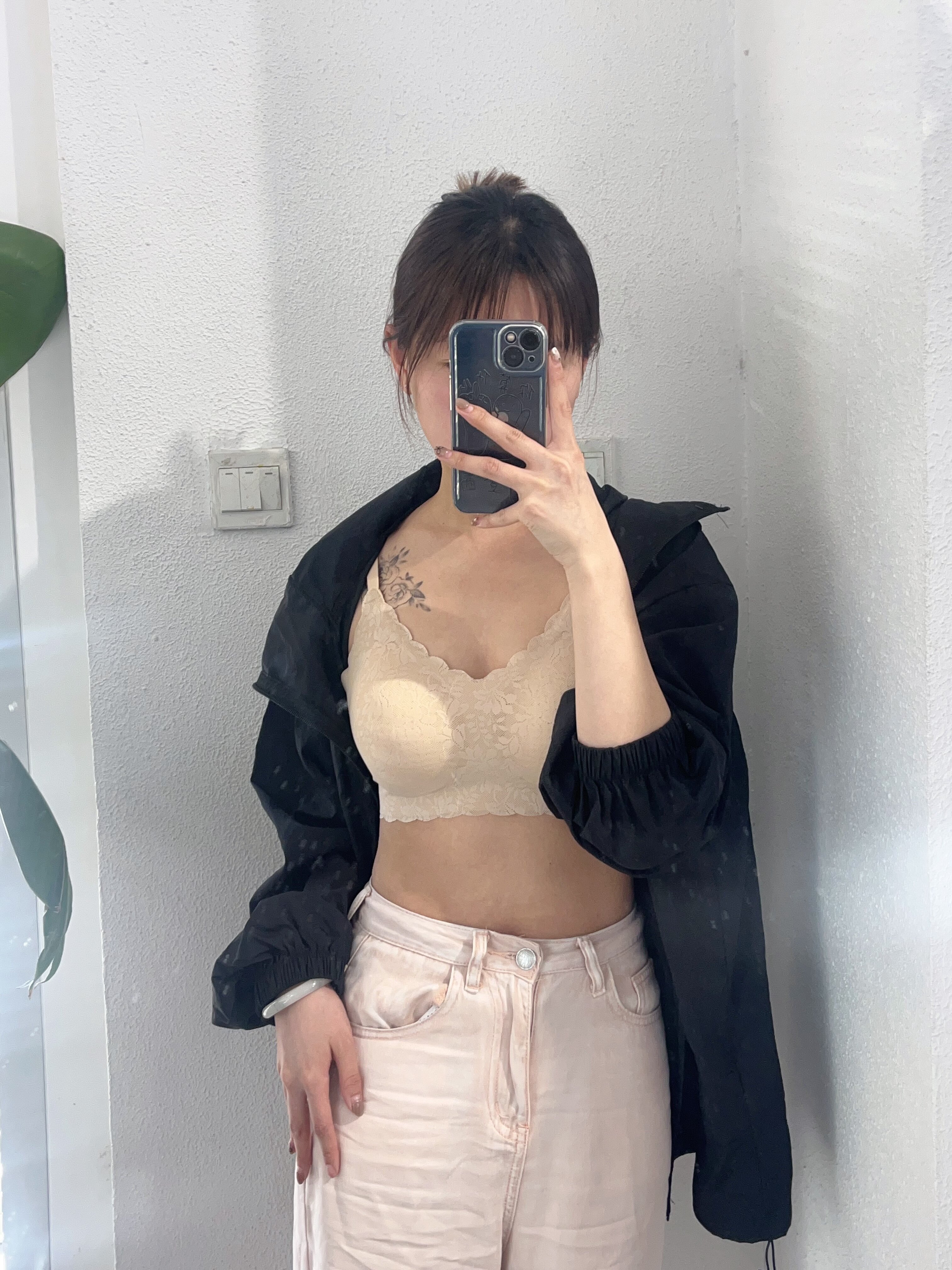 【小海豚内衣】伊维斯小胸显大文胸微聚拢设计自然挺拔蕾丝元素精致浪漫