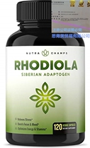 Rhodiola Rosea Supplement 600mg - 120 Capsules Siberian Root
