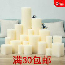 Classic cylindrical smoke-free tasteless ivory white thick candle Household wedding church Hotel restaurant candle