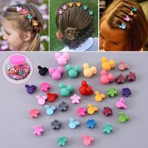 Childrens hair accessories small hairclip girl headgear small grab clip small mini baby hairclip female baby hairclip