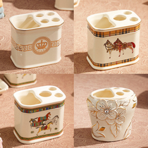 European-style toothbrush holder creative wash cup set toothbrush box toothpaste tube tooth cylinder set toothbrush set toothbrush toothpaste holder