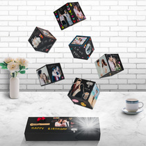 Bounce Boxed Money Creative DIY Handmade Photos Netflix Couple Photo Album Surprise Explosion Birthday Gift