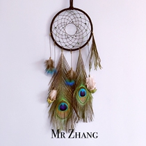 MR ZHANG original dream catcher net bird girl Indian feather pendant literary gift retro ins style